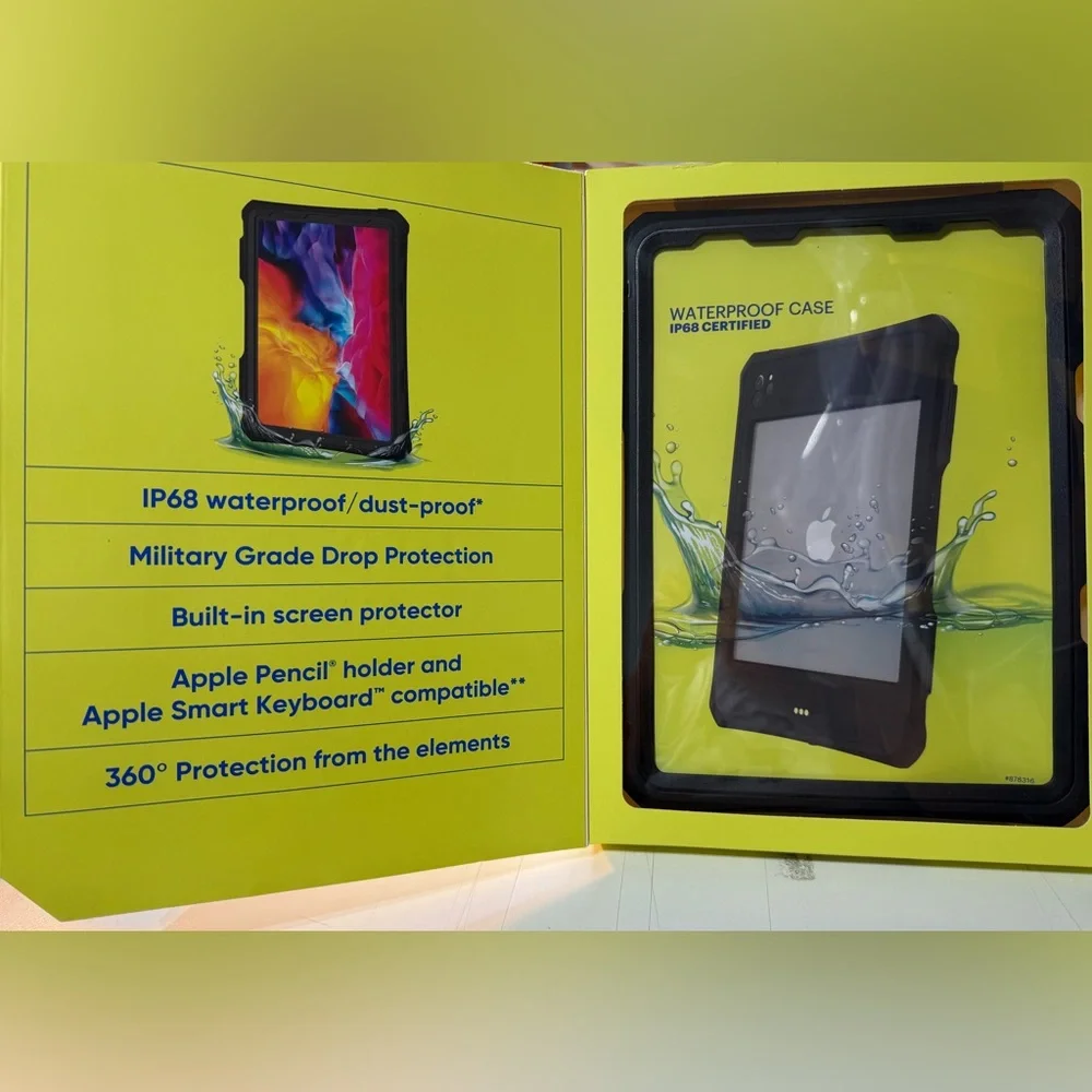 Protect onn Waterproof Tablet Case for iPad Pro 2021 3rd Gen 11'' Screen